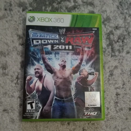 WWE Smackdown vs. Raw 2011 Microsoft Xbox 360 Complete in Box