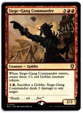 Siege-Gang Commander NM BLC Commander: Bloomburrow MTG