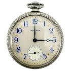 Antique 12s 1912 Waltham Multicolor 17j Mechanical Pocket Watch 225 Nickel USA