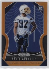 2019 Panini Prizm Rookies Orange Prizm 20/249 Nasir Adderley #382 y0i