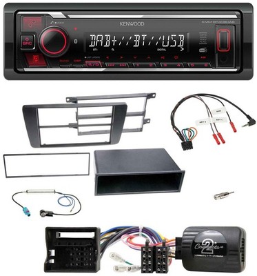 Kenwood Lenkrad Bluetooth USB DAB Autoradio für Skoda Octavia Scout 2004-2013