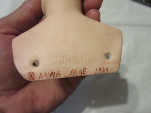 Testa di bambola porcellana vintage JFK John Kennedy 4 1/2" - Foto 11 di 23