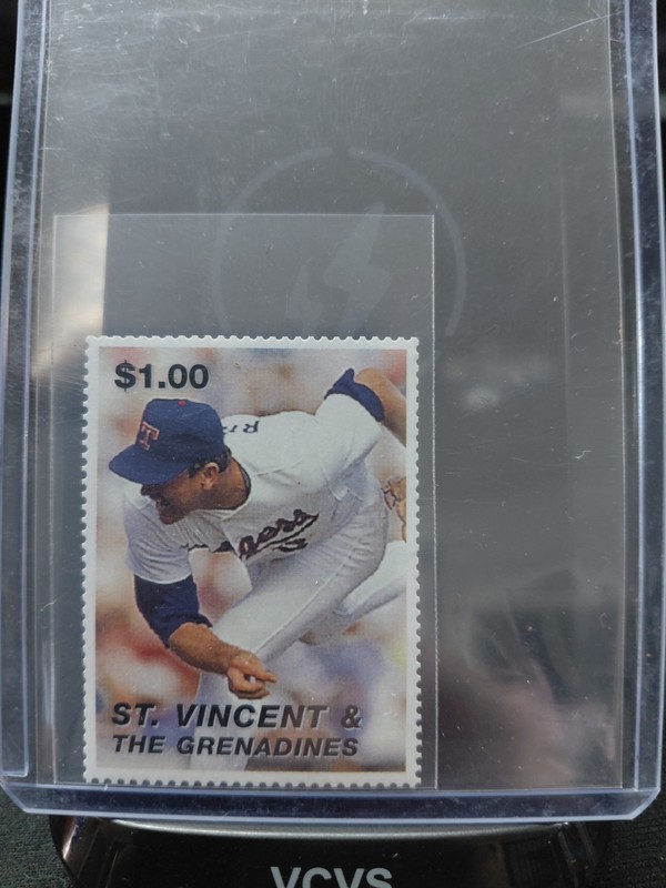 St Vincent & the Grenadines $1.00 Mint NH Baseball Postage Stamps Texas Rangers