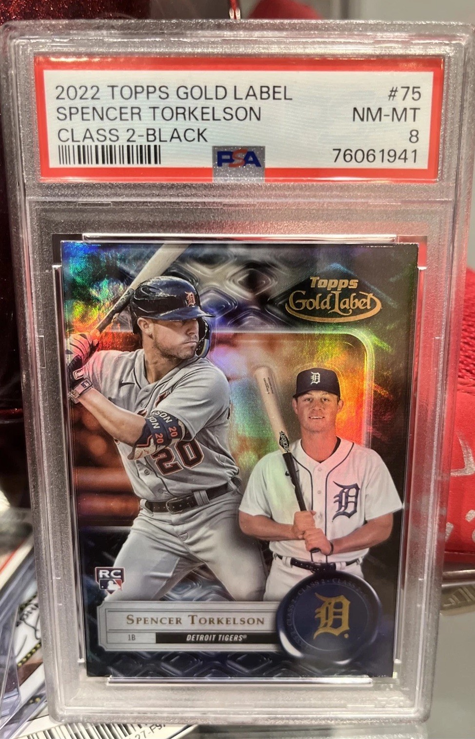 2022 Topps Gold Label Spencer Torkelson Class 2 Black