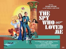 THE SPY WHO LOVED ME 1977 quad poster print 30x40" JamesBond Roger Moore FREEP&P