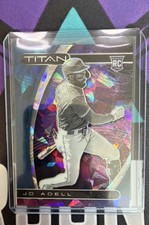 2021 Panini Chronicles - Titan Jo Adell #14 Blue Ice Prizm /25 (RC)