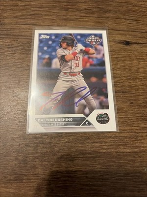 2023 Topps Pro Debut - Dalton Rushing #PD-188 (RC) Auto Signed Ip