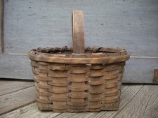 Antique Woven Basket In Collectible Baskets for sale | eBay