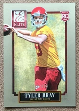 2013 Panini Elite Rookie #194 Tyler Bray /899 Kansas City Chiefs Numbered Foil