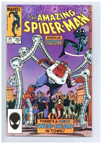 Amazing Spider-Man 263 (NM-) 1st NORMIE OSBORN! SPIDER-KID Skull Gang 1985 j105