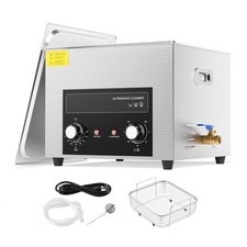 15L Ultrasonic Cleaner Heater Timer Basket Digital Sonic Heating Machine