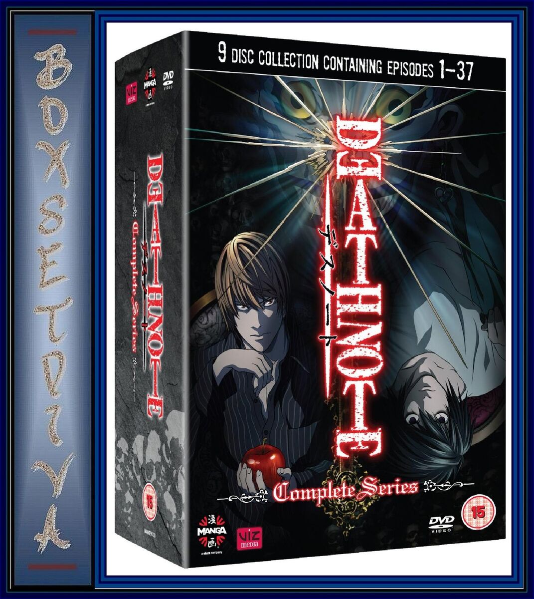 DEATH NOTE - THE COMPLETE SERIES - EPISODES 1 - 37 **BRAND NEW 9 DVD BOX  SET****