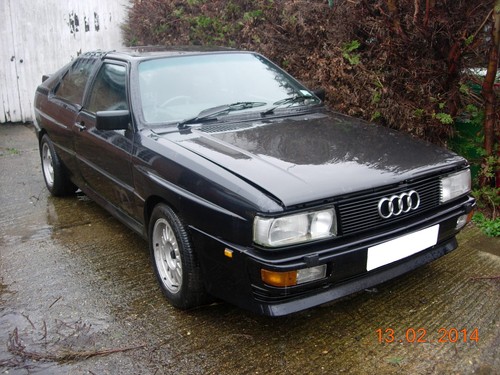 AUDI UR QUATTRO TURBO MB 1988-89 F REG EASY RESTORATION PROJECT 20V S2 RS2 COV