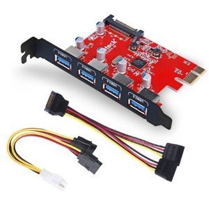 Inateck-Superspeed-Interface-USB-3-0-Expansion-Card-4-Port-Express-PCI-E-Desktop