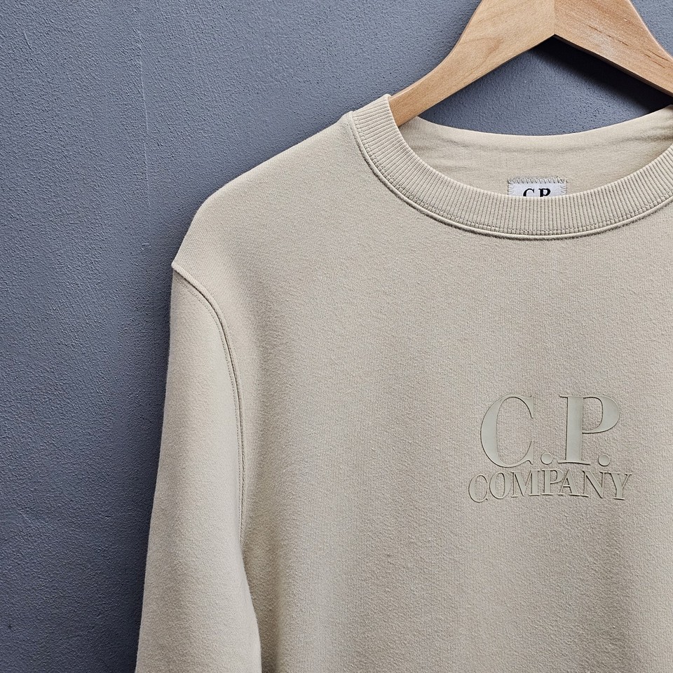 CP Company Sweatshirt Small S Grey Crew Neck Casual Retro Classic Spell