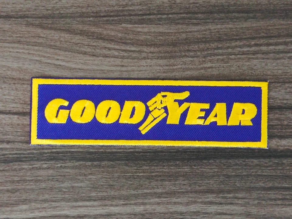 3 pcs GOODYEAR Racing Car MOTOR Iron on Patch Embroidered Sew on Coat/Jacket/bag - Image 4 of 4
