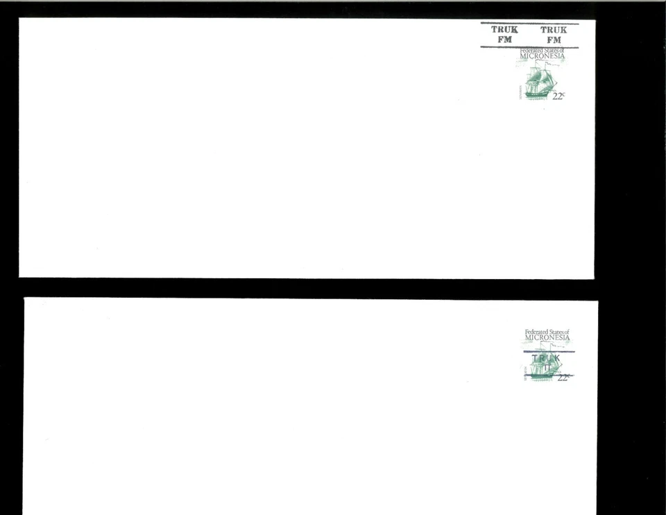 Micronesia (FDM) 34 Stamped Envelope Precancelled (5). Net 75.00 - Image 2 of 3