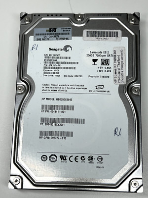 HP GB0250C8045 454141-001 250GB 7.2K 3.5'' SATA FESTPLATTE 9CA152-783