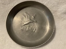 Aluminum Ducks Trinket Dish 5" Wide by 7/8" Tall Key Holder 