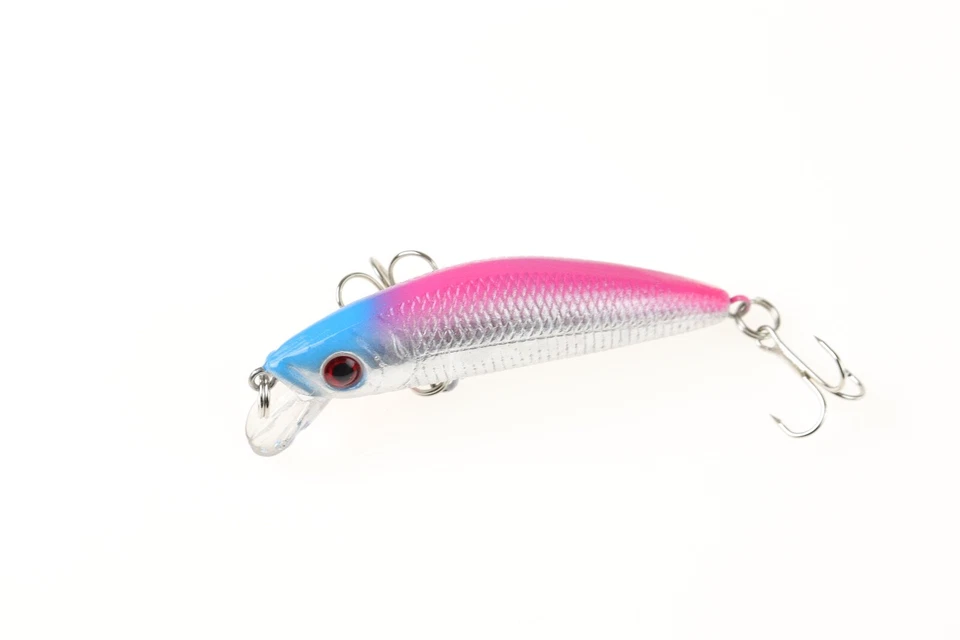 Minnow VIPER - 70 mm - 8 gr - Sinking - Argento/Rosa - FR668 - Immagine 4 di 4