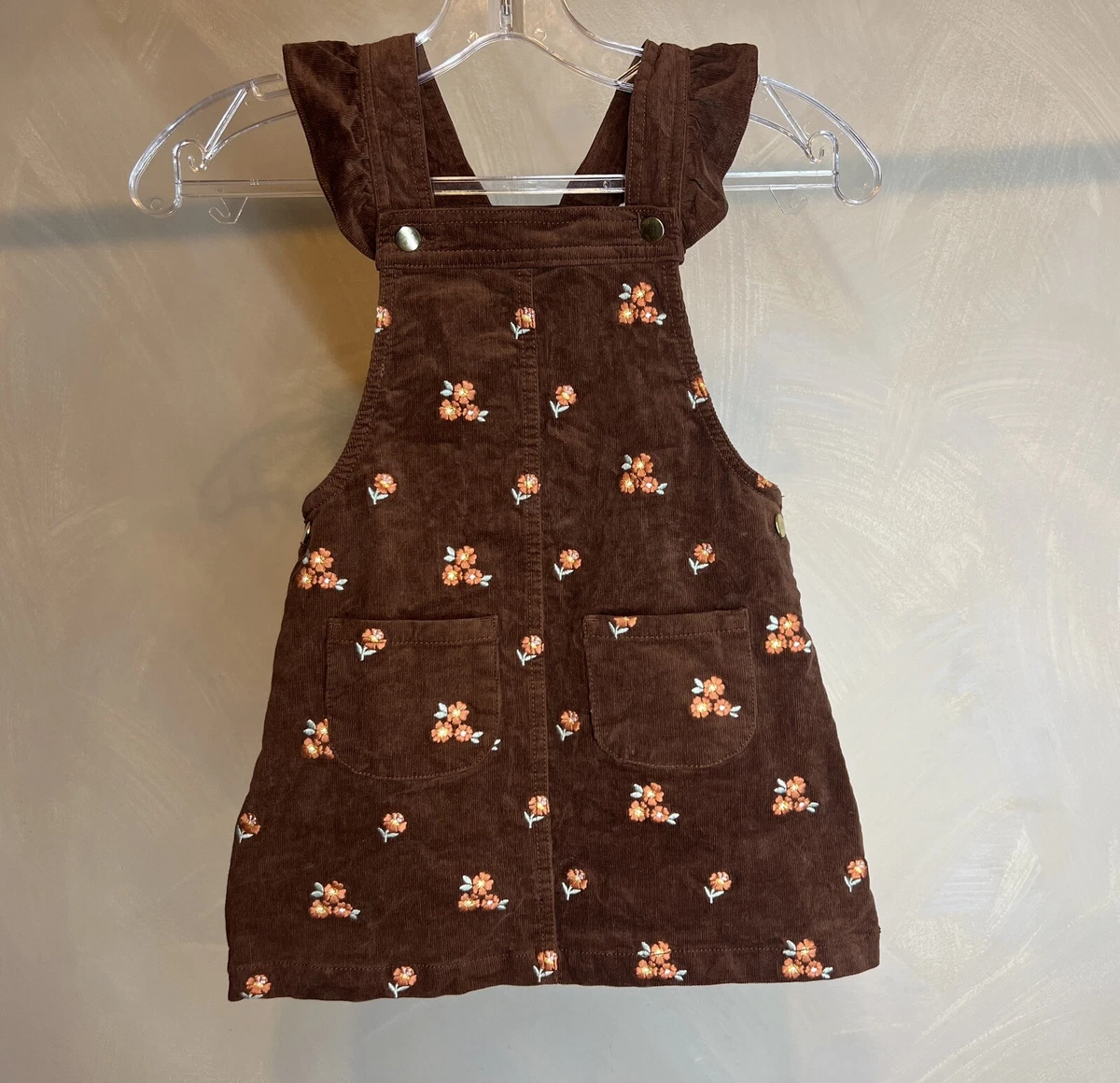 brown dress women amazon Cream Corduroy Dress (Baby Girl) 12-18m main image 1