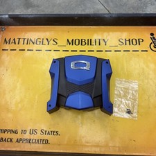 Blue Plastic Rear Shroud Cover for Quantum Edge 2.0 Power Wheelchair L K WoW