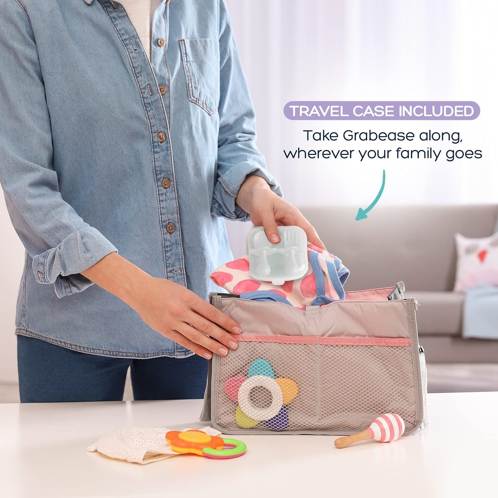 Toddler Utensils, Toddler Spoons & Forks Baby Silverware, 1 Set, White