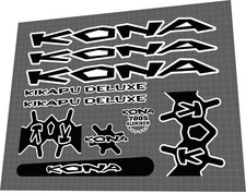 2005 Kona Kikapu Deluxe DECAL SET