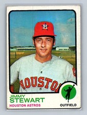 1973 Topps Jimmy Stewart Houston Astros Baseball Card #351