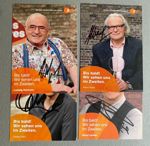BARES FÜR RARES signed 4 original signierte Autogrammkarten 10x15 | eBay