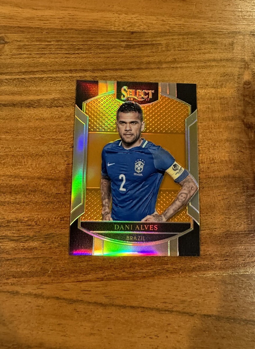 Dani Alves 2016-17 Panini Select Orange Prizm /75 NRMT+ Brazil