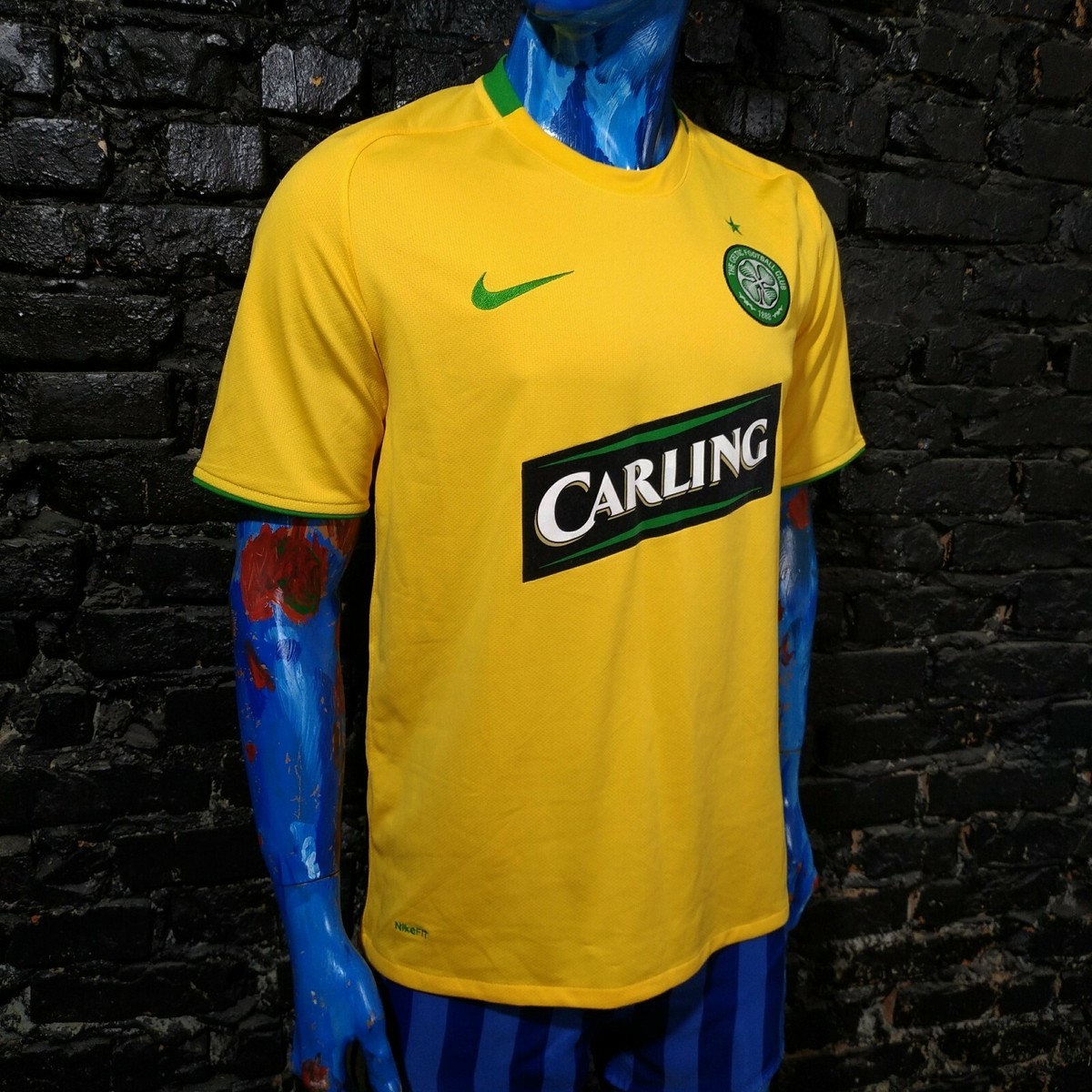 Celtic Away football shirt 2008 - 2009 Nike 287582-701 Polyester