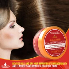 Hydrating Argan Oil Hair Mask and Deep Conditioner for Dry or Damaged Hair - ...