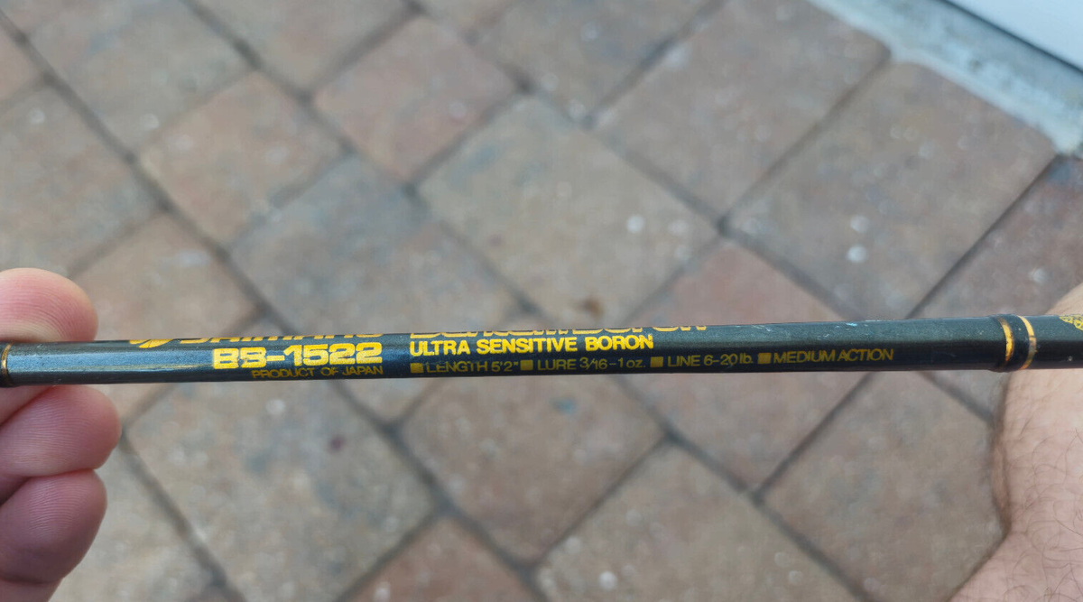 Vintage Shimano Bantam Boron BB-1552 5'2'' Med Action Rod In