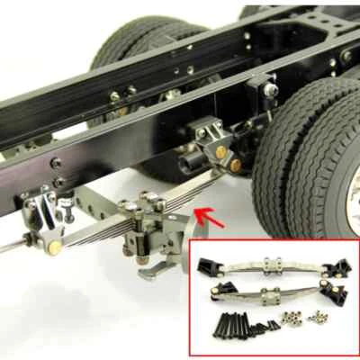 1 Satz Metall Vorderradaufhängung Für 1/14 Tamiya RC Truck Scania BENZ VOLVO MAN - Bild 1 von 4