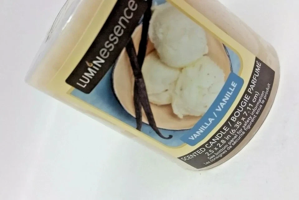 ( Lot 4 ) Luminessence Vanilla Scented Pillar Candles, 2.5 In. X 2.8 In. 7 oz Ea - Image 2 of 4