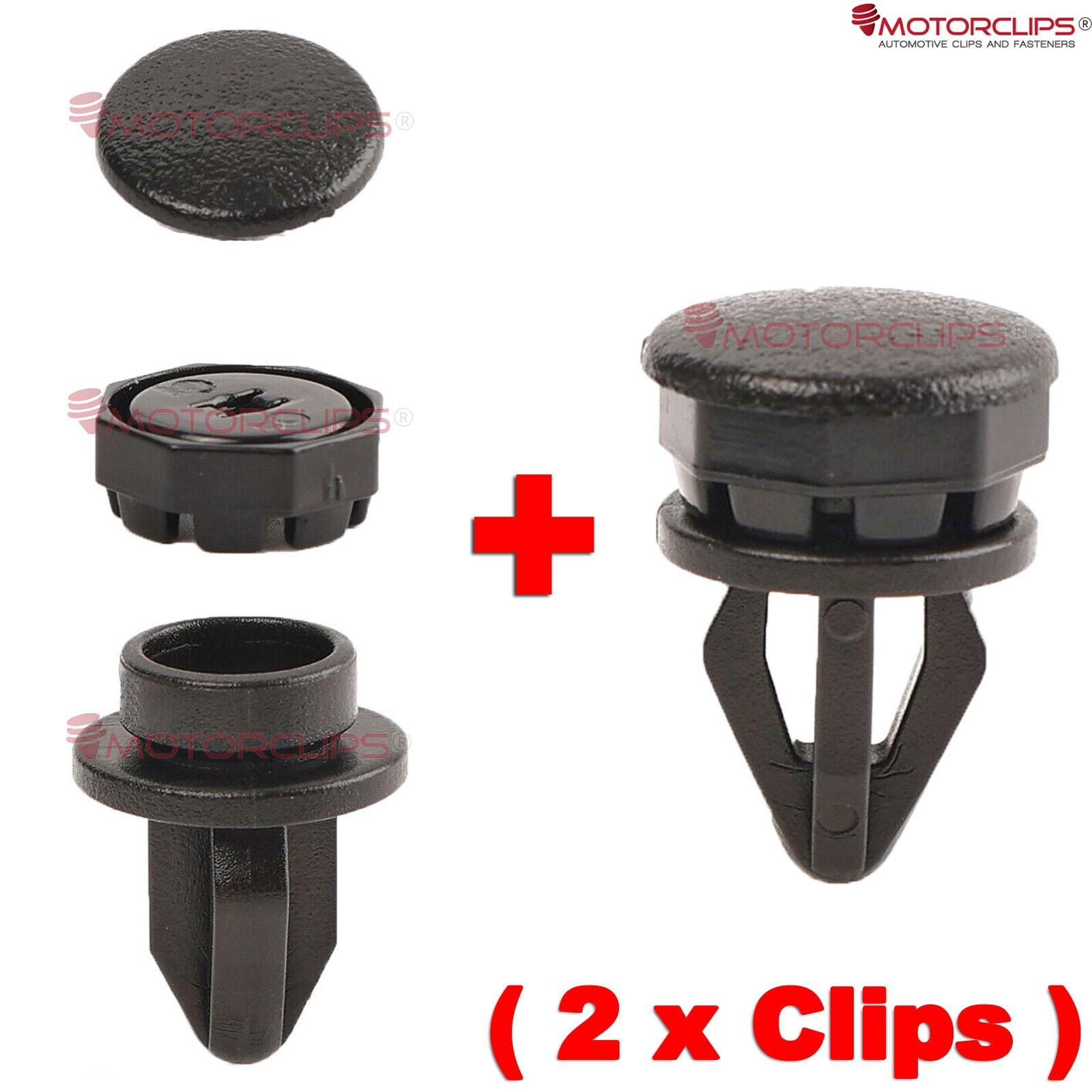 Parcel Shelf Clips For Nissan Juke F15 Later Rear Black Plastic Button