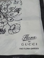 Flora By Gucci The Flora Garden 100% Silk Scarf New And Sealed