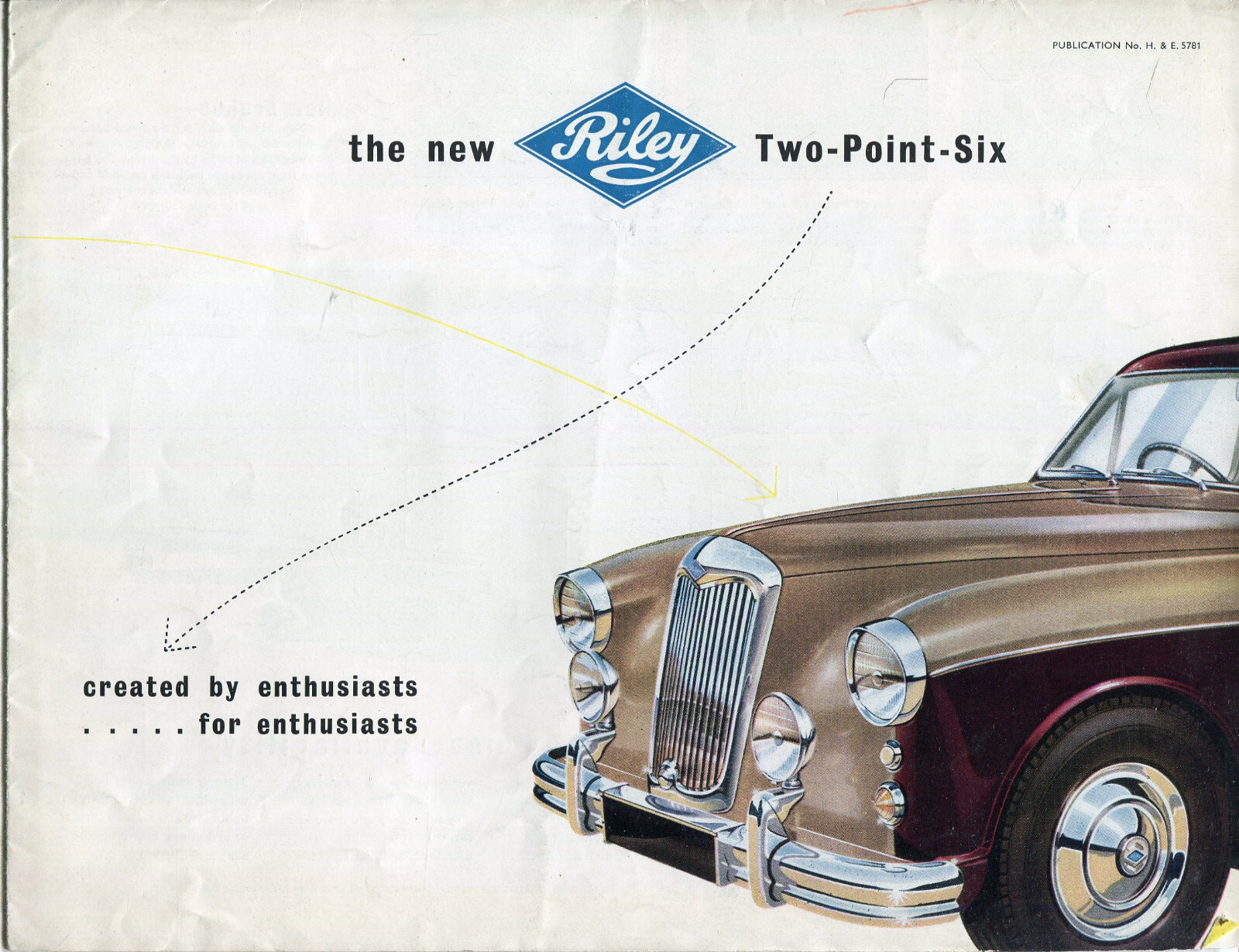 Riley Two Point Six UK market sales brochure 1957 | eBay UK