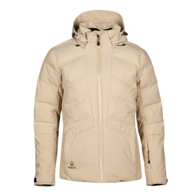 Halti Nordic Arcty Ski Jacket Women Padded Winter Beige