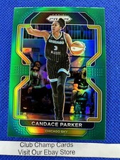 2022 #3 Candace Parker WNBA Panini Prizm Basketball Green Prizm Sky