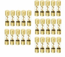 IMC Audio AGU Fuse 100 Amp Car Audio Power Glass Tube Gold Plated 25 Pack