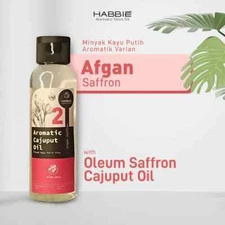 Habbie 100ml Eucalyptus Oil – Afghan Saffron Scented, Natural & Long-Lasting