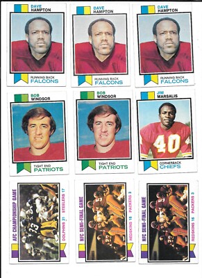 1973 Topps Football 133-264 Finish Your Set