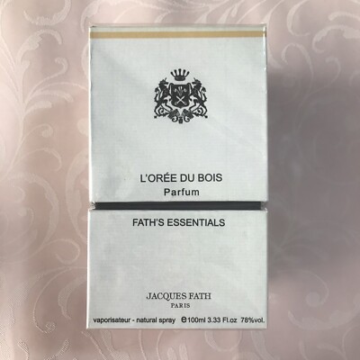 JACQUES FATH L Orée Du Bois Parfum 100ml PARIS ,FRANCE New Sealed Unisex