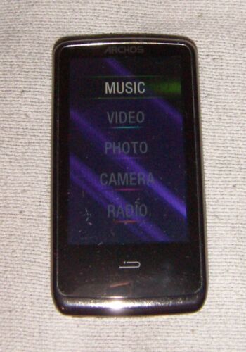 Reproductor de MP3 de medios digitales Archos A30VC Vision 8 GB negro/gris. Funciona muy bien - Imagen 1 de 3
