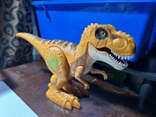 Zuru Robo Alive Dinosaur Walks Moves Roar Orange Toy 6.5" Battery Operated