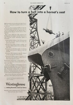 1942 Westinghouse Vintage Ad how to turn a hull into a hornets nestsep