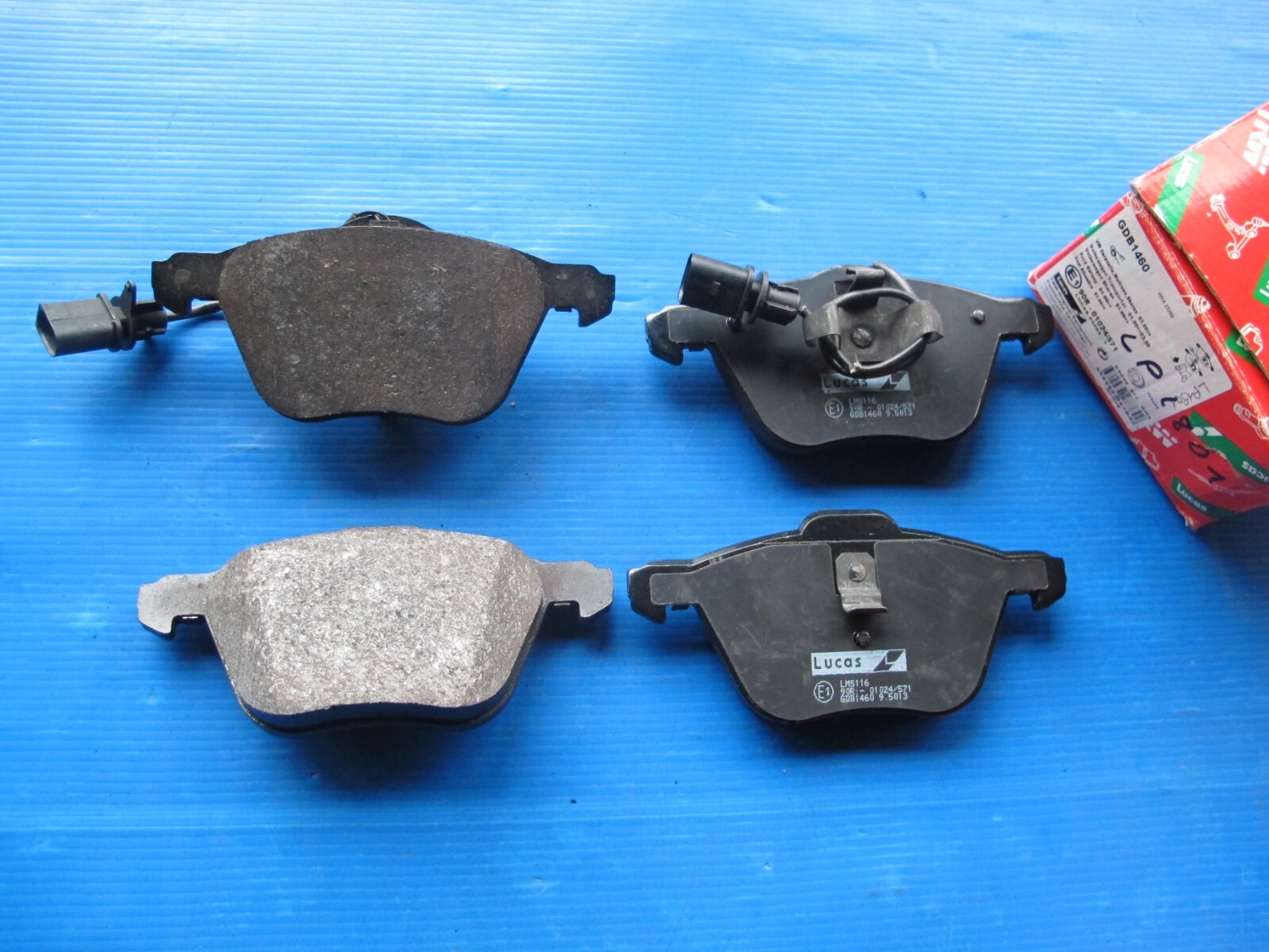 Plaquettes de freins avant Lucas en matériau céramique composite pour Ford Galaxy
