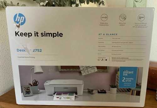 New HP 2734e/2852e All In One Wireless Printer-Copy-Scan+Free INK-Holiday GIFT - Picture 4 of 5